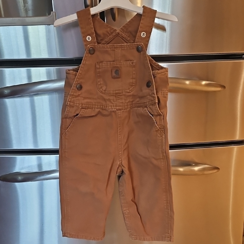 Carhartt Brown Kids Overalls